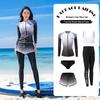 Matching Men's & Women's Sun Protection Split Long Sleeve Wetsuit - Snorkeling & Surfing Suit