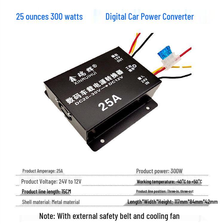 24V To 12V High-Power DC Buck Converter for Cars and Trucks