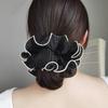 1pc Fashion Korean Retro Folded Chiffon Oversize Scrunchies Women Sweet Temperament Trendy Exaggerated Hair Band Hair Decoration