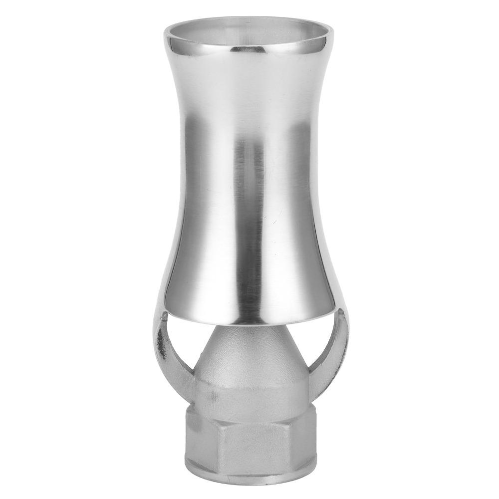 Silver Cedar Nozzle 304 Stainless Steel Fountain Sprinkler Fountain Nozzle Courtyard Water Display
