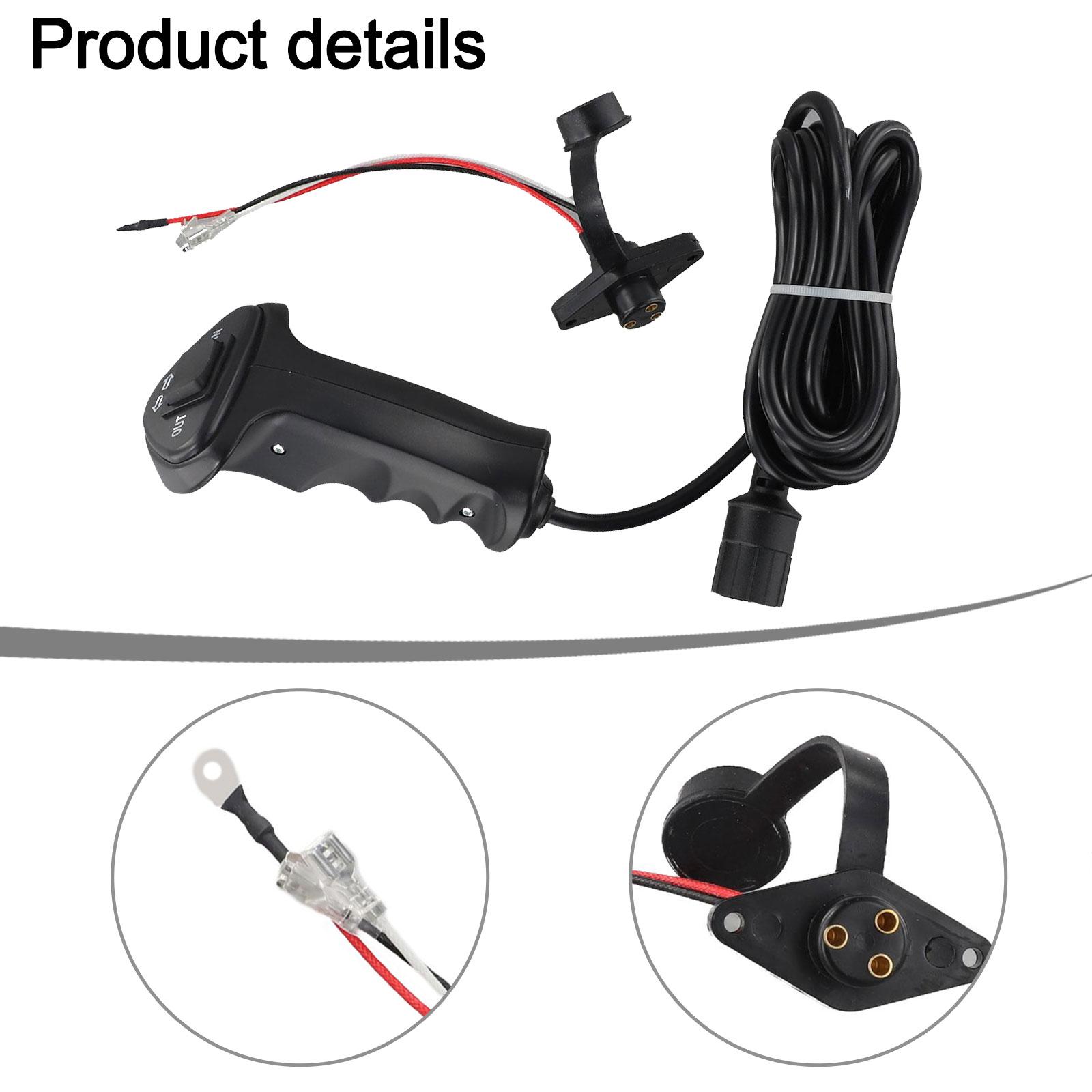 For Vehicle Winching Winch Control Handle Car Accessories ABS Construction Handheld Remote Control Lightweight Plastic Material China Mainland