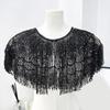Thin Polyester Sparkling Border Wrap Highlighting Complex Embroidery For Travel Accessories And Formal Instances