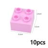MOC Big Size Bulk Bricks Thick Building Blocks Educational Kid Creative Toys Slope Thin Large Particles Compatible With Duploes