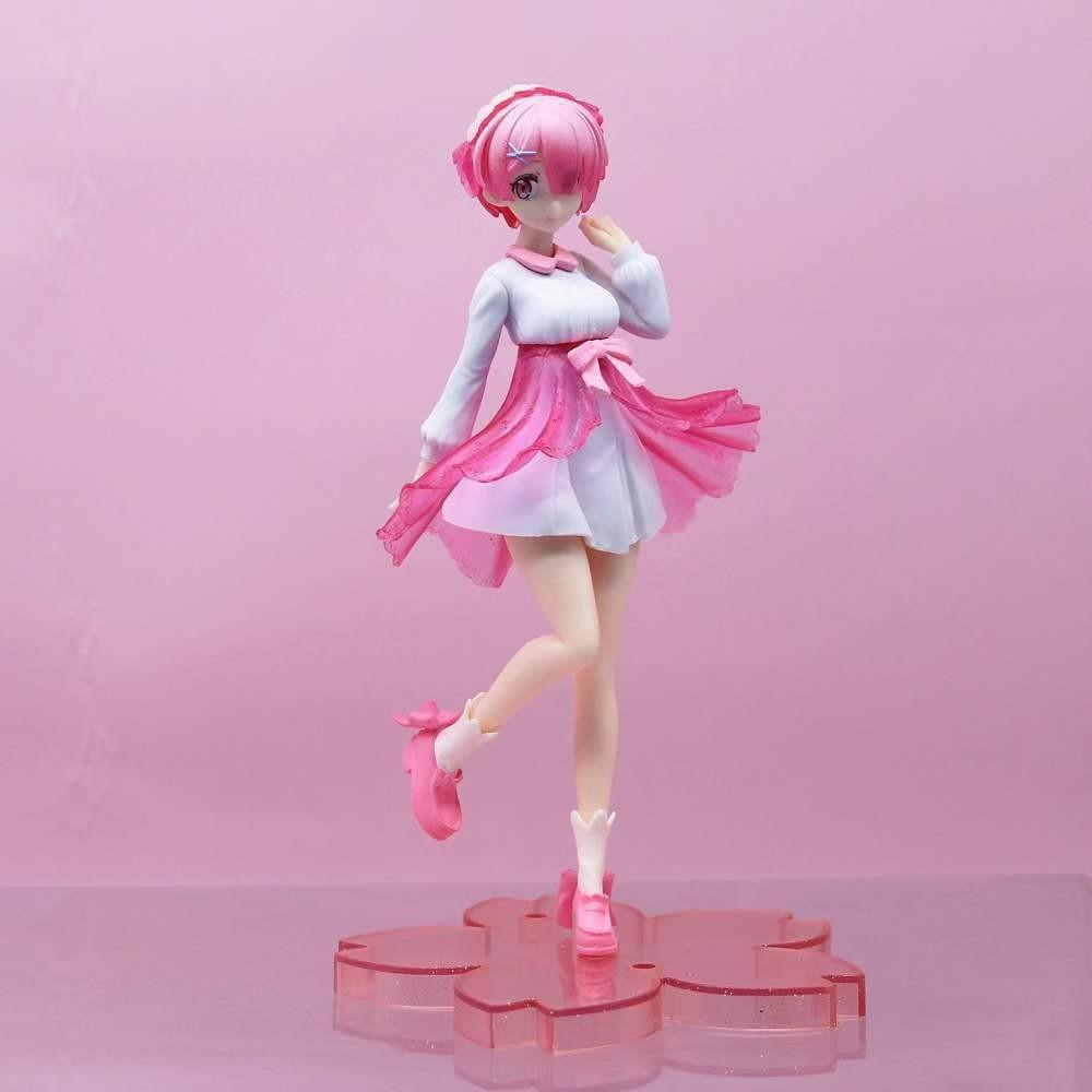 Starting From Zero Rem Pvc Figure 21.5cm Standing Ram Girl Model Decor