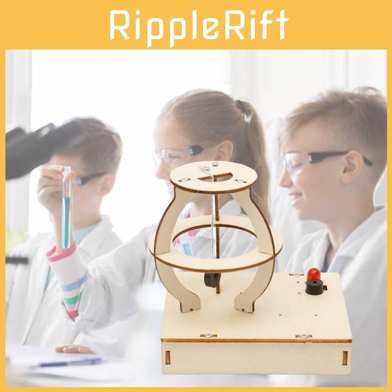 Wooden Diy Earthquake Alarm Model Kids Maker Hands-on Stem Educational Toy