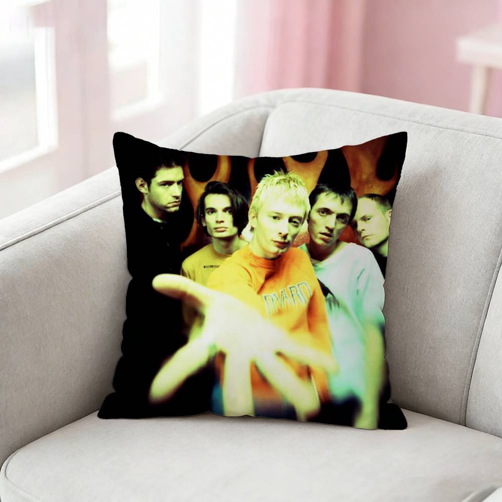 Cool R-Radiohead Band Pillow Case Cushion Cover Throw Pillow Case For Car Sofa