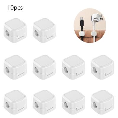 10pcs Magnetic Cable Clips Desk Cable Management Accessories for Office or Home