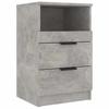 Nightstand Concrete Gray Particleboard