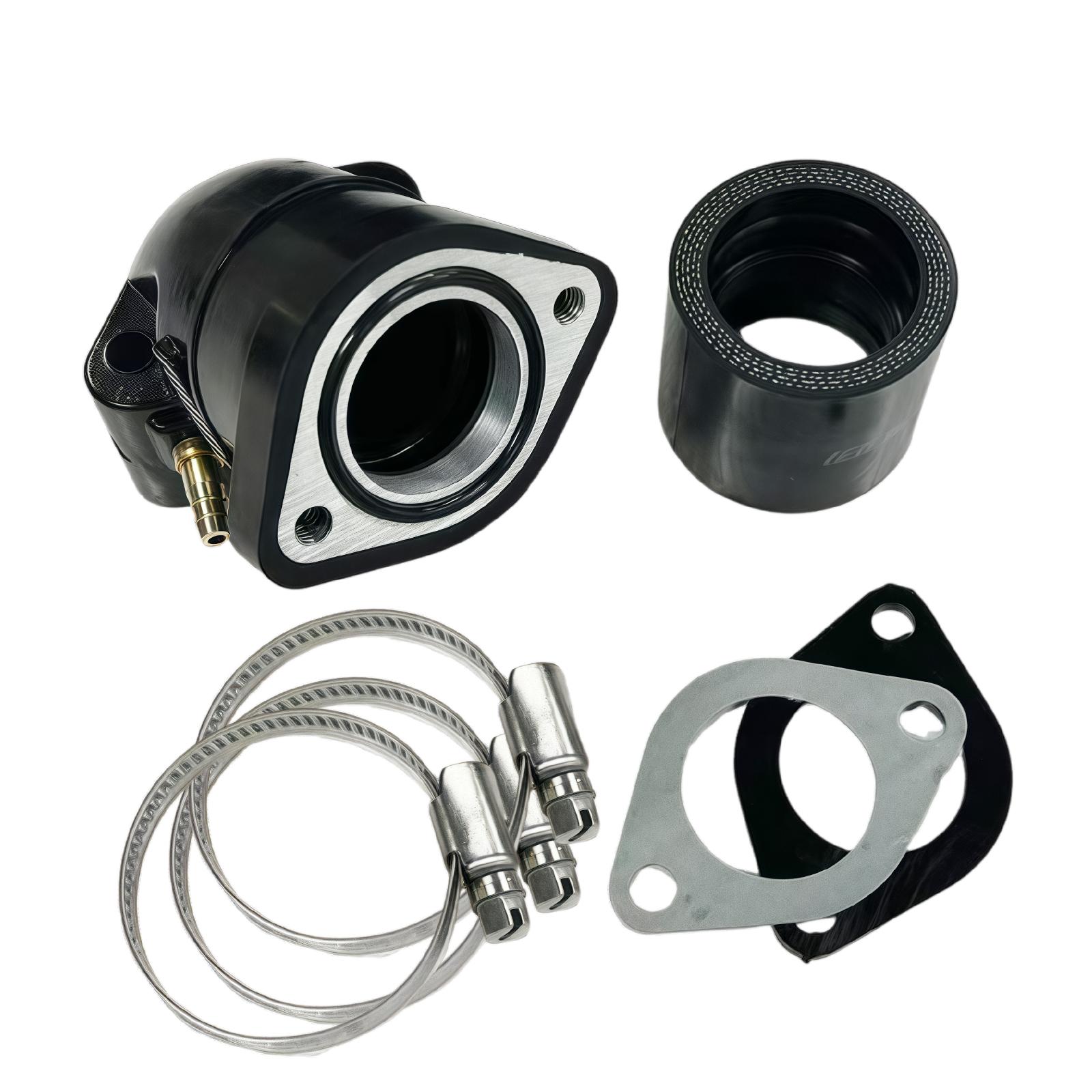 NIBBI Motorcycle GY6 Intake Manifold Flange Carburetor Adapter Fit PE Flange Carbs Scooter 50cc-300cc GY6Engine Flange Interface