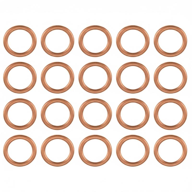 Automobile Engine Oil Pan Drain Plug Sealing Gasket Metal Washer N0138157 for Multiple Models Car