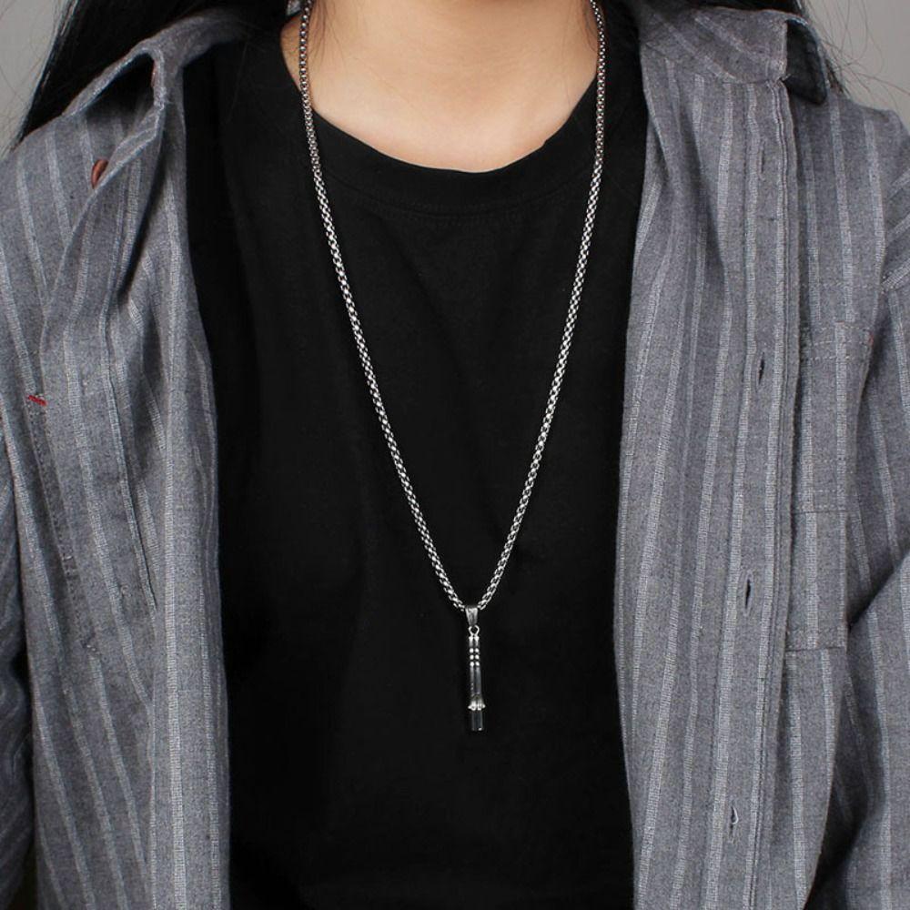 With Cord Camping Whistle Ultralight Titanium Whistle Sandblasting Emergency Whistle  Exploring