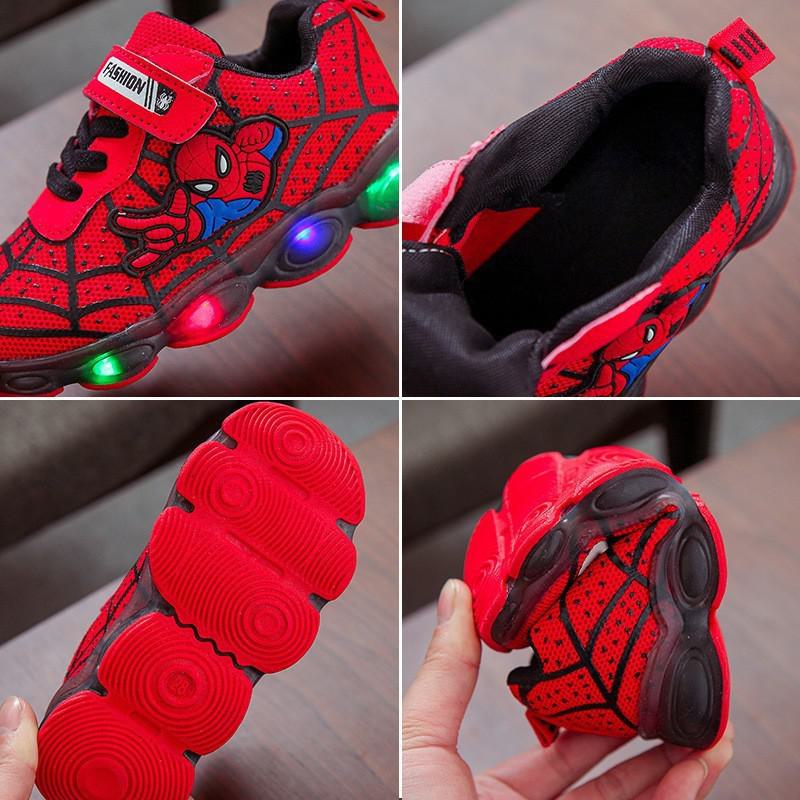 Zapatillas de Running LED Luminosas de Otoño para Niños y Niñas - Zapatillas Deportivas Intermitentes con Malla