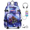 Cartoon Game Merchandise With Usb Hiking Bag College Students Outdoor Travel Large Capacity Backpack Bag