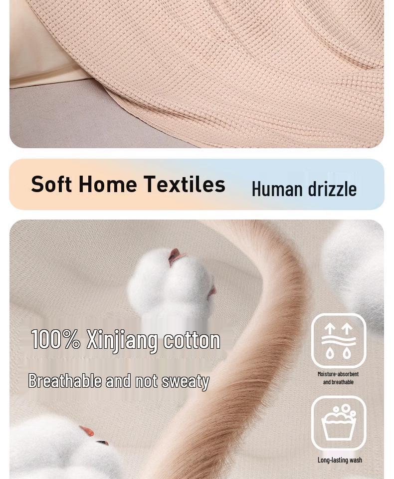 Soft Cotton Gauze Sofa Blanket - Perfect for Summer, Office Naps & Air Conditioning
