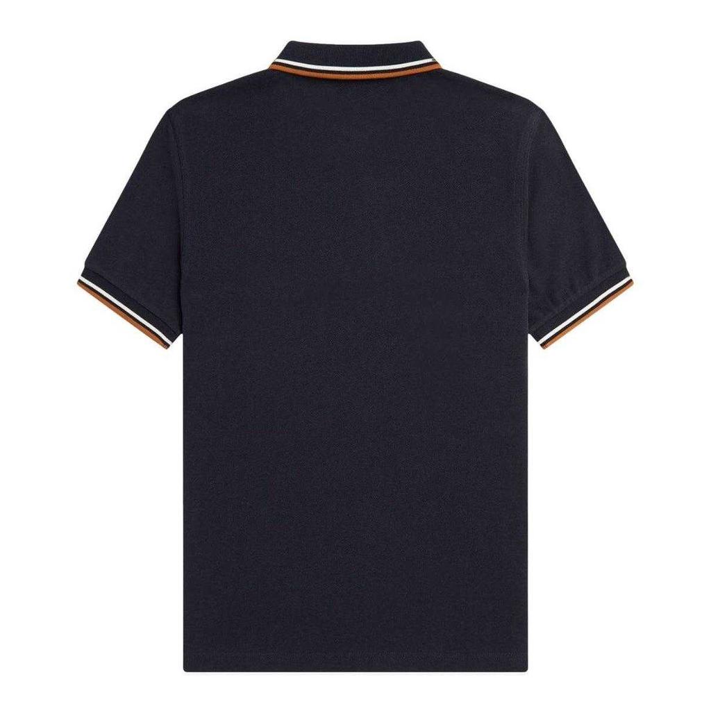 Fred Perry Mens Double Tipped Collar Polo Shirt