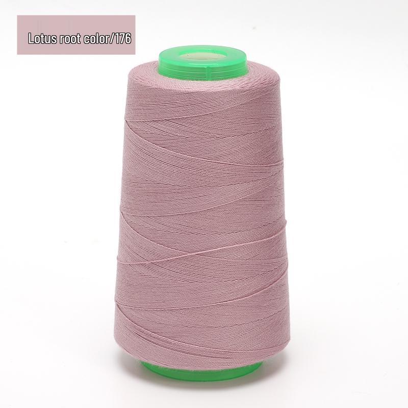 Household Sewing Thread - Large Spool, 202 Colors, Medium Thick Polyester for Sewing Machines, Black & White