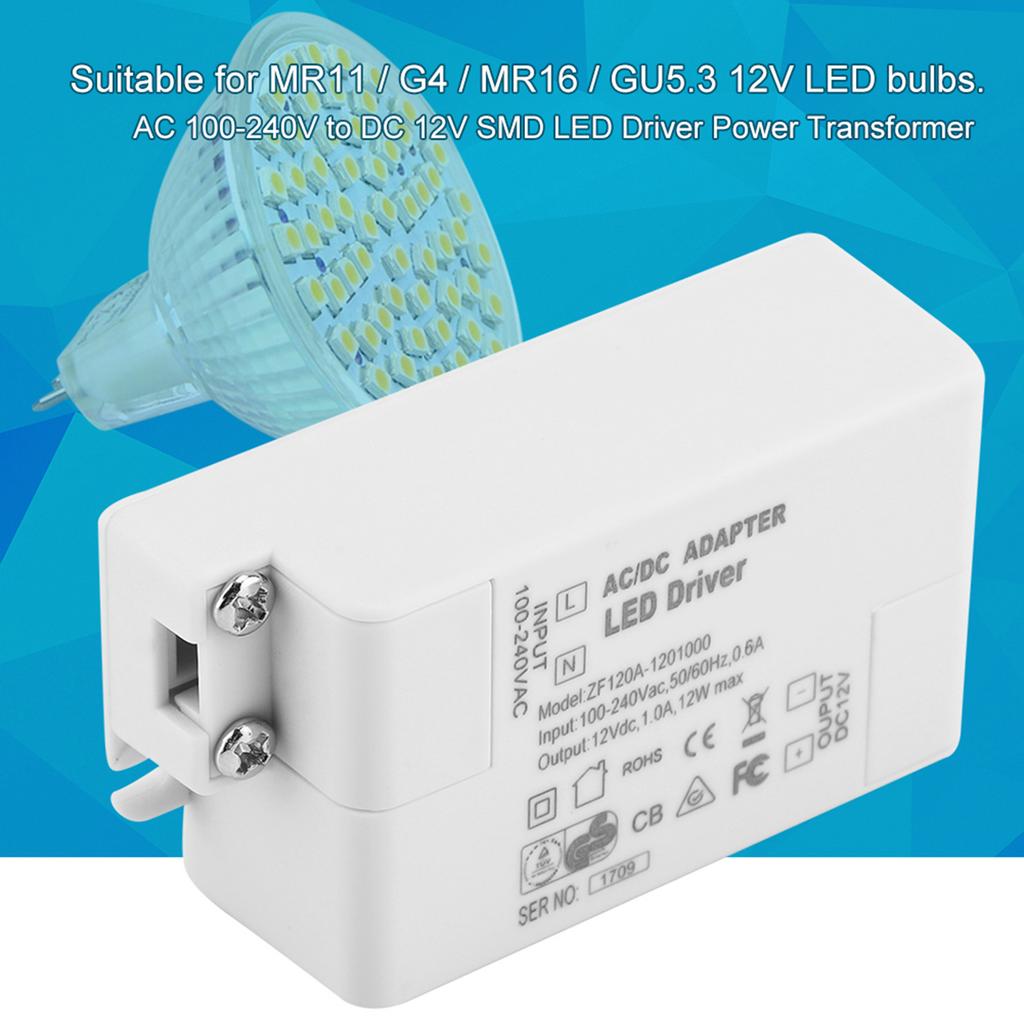 AC 100-240V zu   12V SMD LED-Treiber   Leistung   für LED-Streifenlicht (12W)
