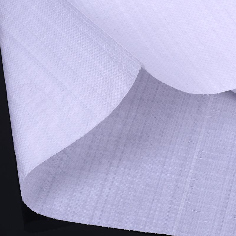 White Woven Wear-Resistant Snakeskin Nylon Bag for Logistics Packaging