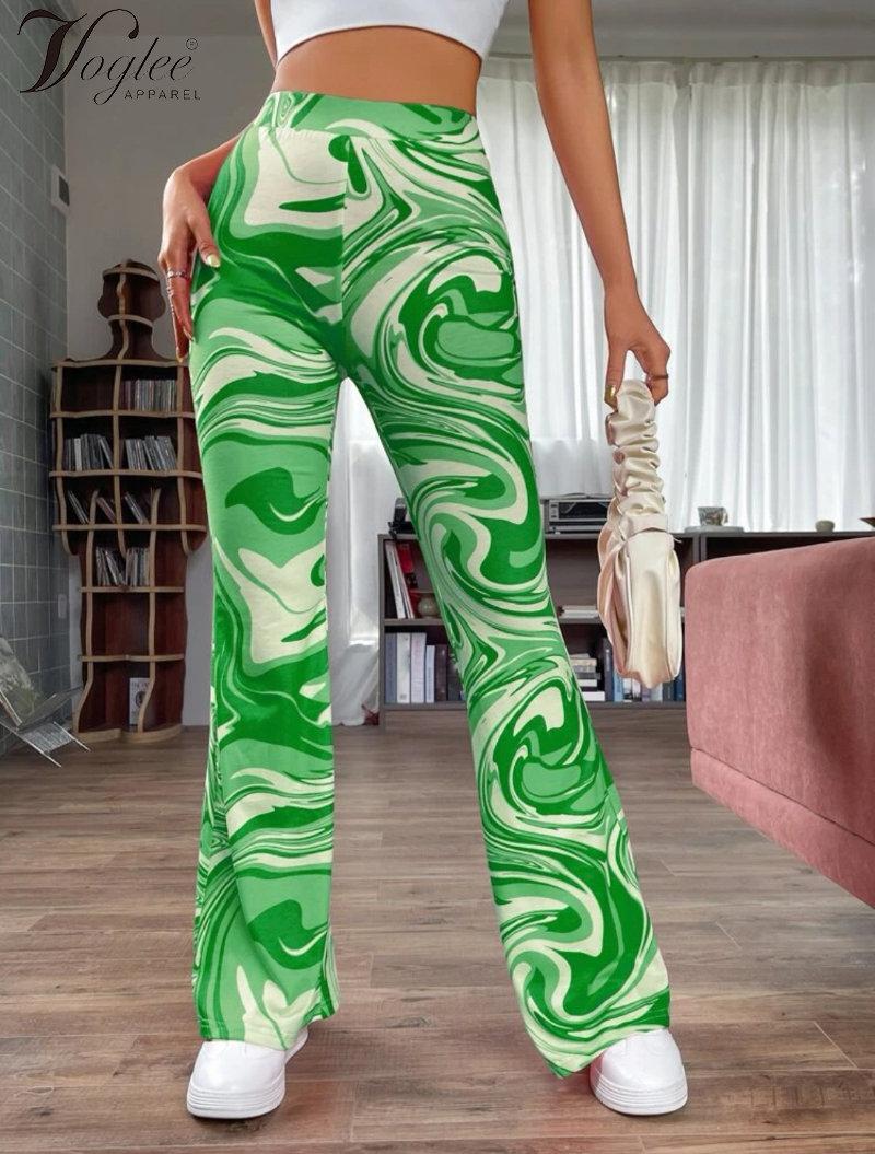 

Allover Print Flare Брюки для ног
