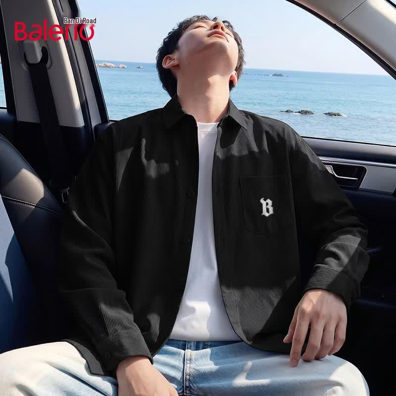 Baleno Men s Corduroy Long Sleeve Shirt L