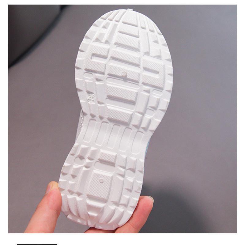 Fashionable and Versatile Thick-soled Running Shoes for Boys and Girls with Rotating Buttons and Leather Basketball Shoes