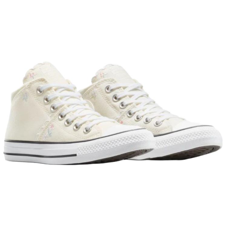 Converse All Star Madison Soft Comfortable Mid-Top Canvas Shoes Women Sneakers Off-White A13507C