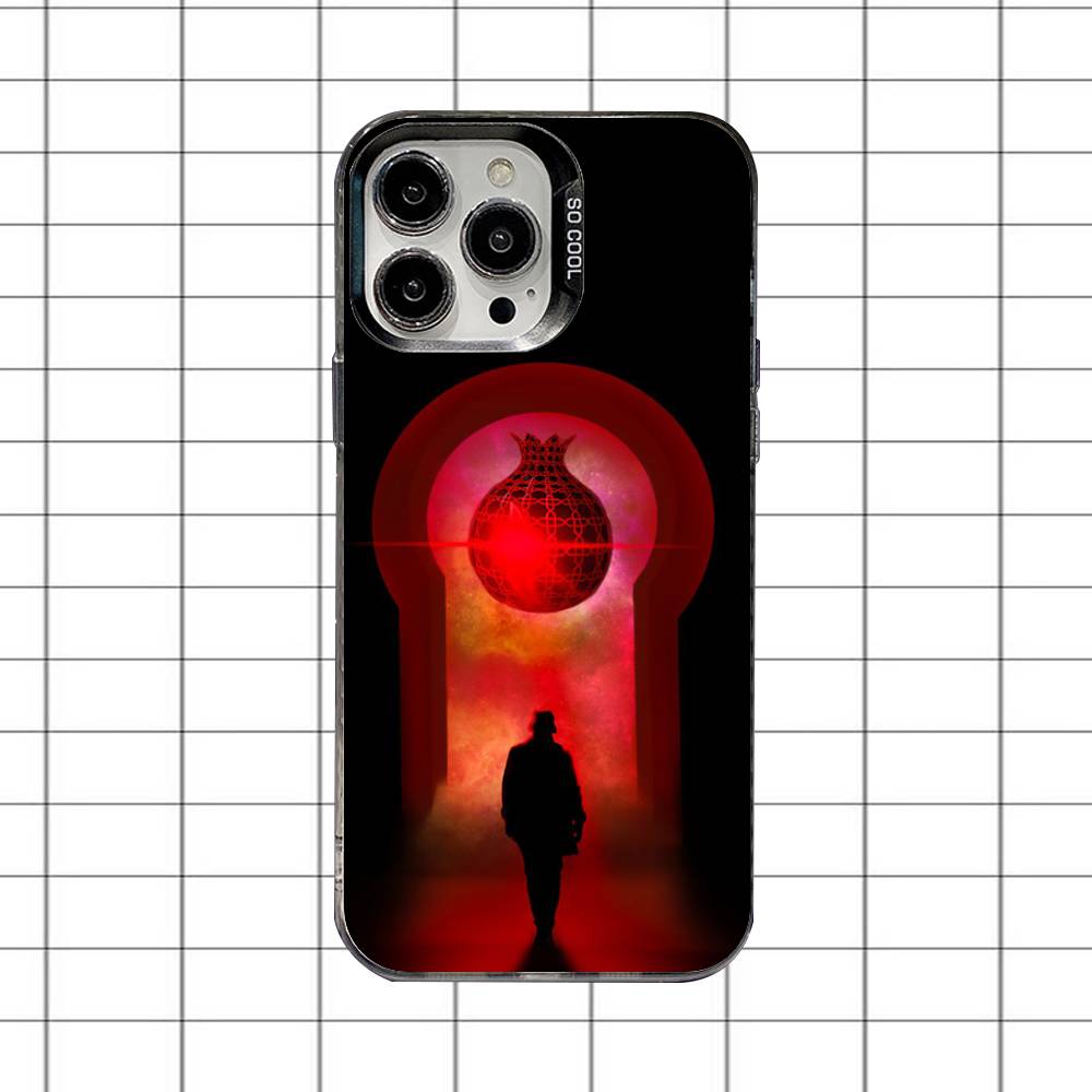 D-Dellafuente Torii Yama Phone Case For iPhone 17,16,15,14,13,12,11,8,7,Pro,Max,Plus,Mini,XS,SE Anti Fall Black Matte Hard