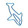 100Pcs Dolphin Shape Metal Paperclips Blue Cute Paper Clips Paper Clips  Document Organization