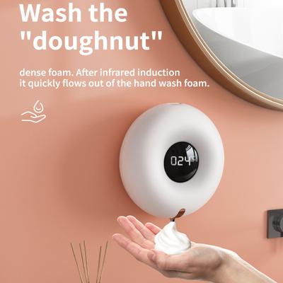 Automatic Soap Dispenser 300ML USB Chargeable Smart Foam Machine Touchless LED Display Sensor Foam Soap Dispenser Hand Sanitizer