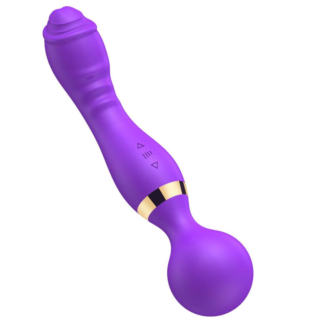 Bacchetta Magica 20 Velocità Potente Vibratore Dildo Doppio Motore Grande Massaggiatore Punto G AV Stimolatore Clitorideo per Donne Adulte Giocattoli Sessuali