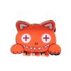 Creative Evil Face Cat Hair Claw Cartoon Acrylic Animals Shark Clip Funny Mid Size Cartoon Hair Clips Party