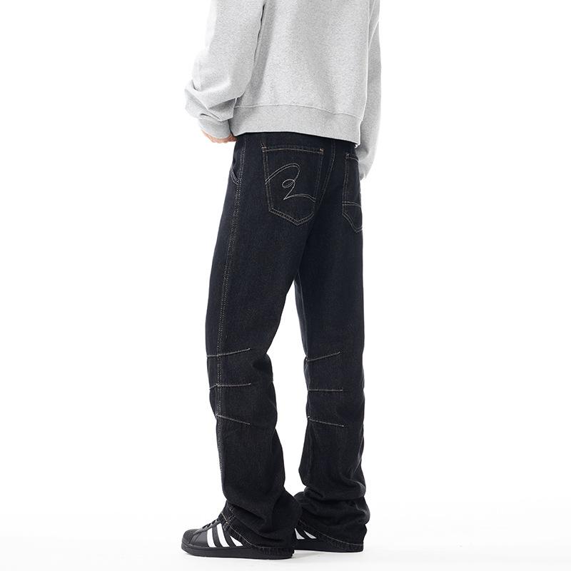 High Street Jeans Men's Loose and Flirtatious and Handsome Casual Pants