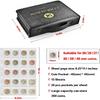 Coin Collection Book Holder for Collectors, 260 Pockets Coins Collecting Album with Zipper and Handle. Coin Display Storage  bag