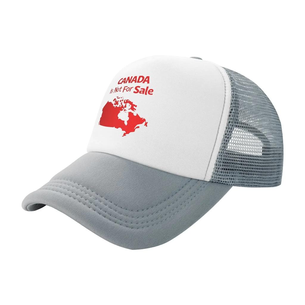 Canada Is Not For Sale Mesh Sun Hats Sarcastic Phrase Outdoor Sports Breathable Baseball Caps Unisex Streetwear Print Hat
