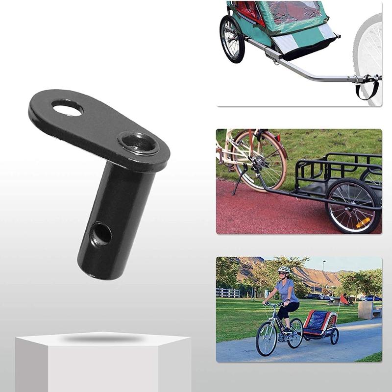 Bicycle Trailer Coupler Bike Trailer Hitch Connector Replacement Steel Hitch Trailer for Children's Trailers & Bicycles