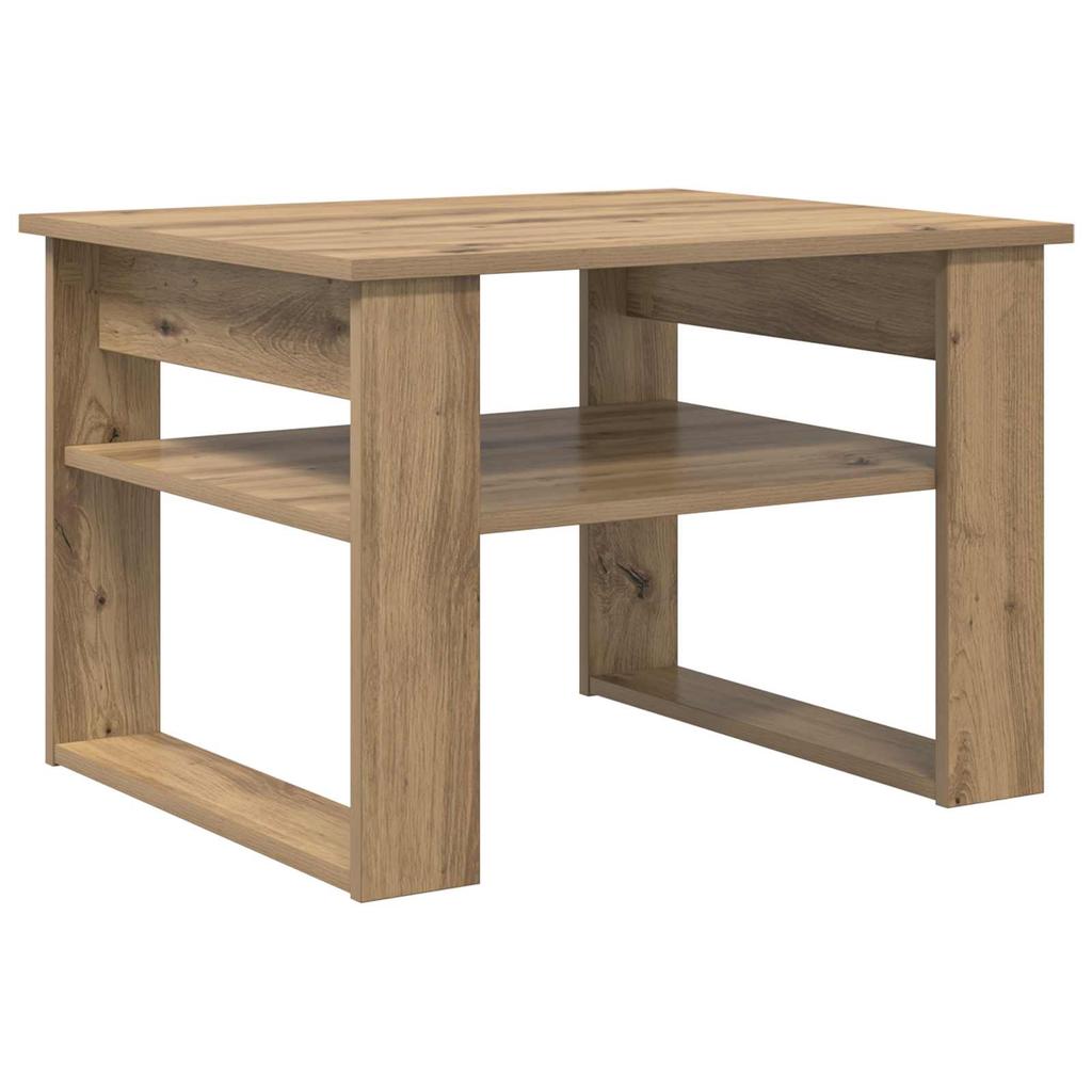 Artisan Oak Coffee Table 64 X 54 X 44 Cm Engineered Wood