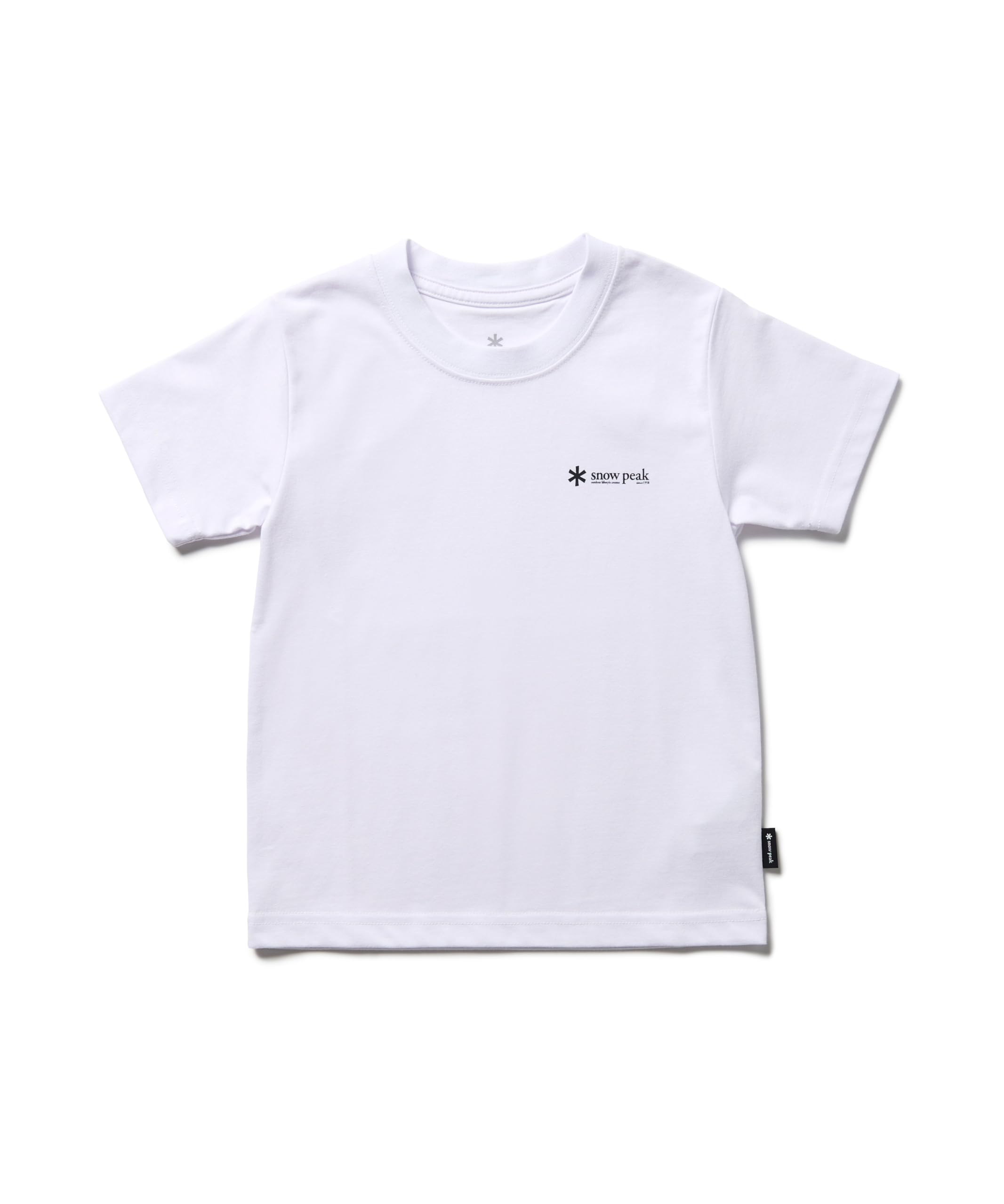 

Snow Peak Kids Logo Short Sleeve for Kids T-Shirt TS-25SK101, T-Shirt белый