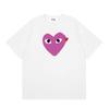 BeatStreet Nuova T-shirt 100% Cotone T-shirt da Uomo a Forma di Cuore Donna Nuova Marca Originale T-shirt Top da Uomo Manica Corta Estiva Moda Ami Amoring