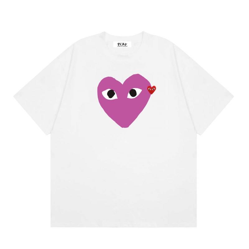BeatStreet Nuova T-shirt 100% Cotone T-shirt da Uomo a Forma di Cuore Donna Nuova Marca Originale T-shirt Top da Uomo Manica Corta Estiva Moda Ami Amoring