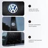 OBTLU1 2Pcs Car Center Pillar Stickers B-Pillar Decorative Decals For VW Atlas Jetta Touareg Variant Golf Polo GTI Taos Nivus Passat Ti