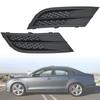 Matte Black Car Front Bumper Fog Light Grille Cover Trim Left/ Right for VW Jetta 2015 2016 2017 Without Fog Light 5C6853666G