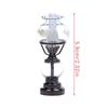 Kerosene Bedroom Table Lamp Miniature Furniture Model Doll Houses Accessory Realistic Lighting Toy Playset 1:12