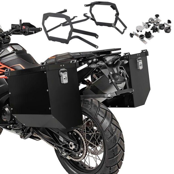 Valises Alu - Yamaha Tenere 700 / Rally 19-25 - 2x40L - Support inclus - Sécurisées et durables