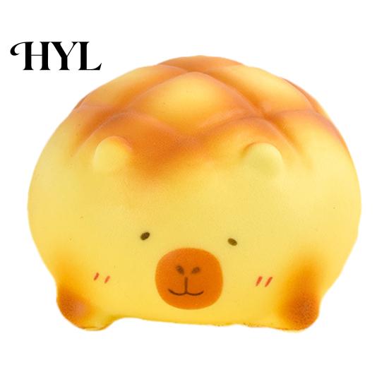 Fake Food Stress Reliever Simulated Toy Slow Rebound Bread Design Relief Rising Squeeze Realistic Texture Color Soft Silicone Decompression