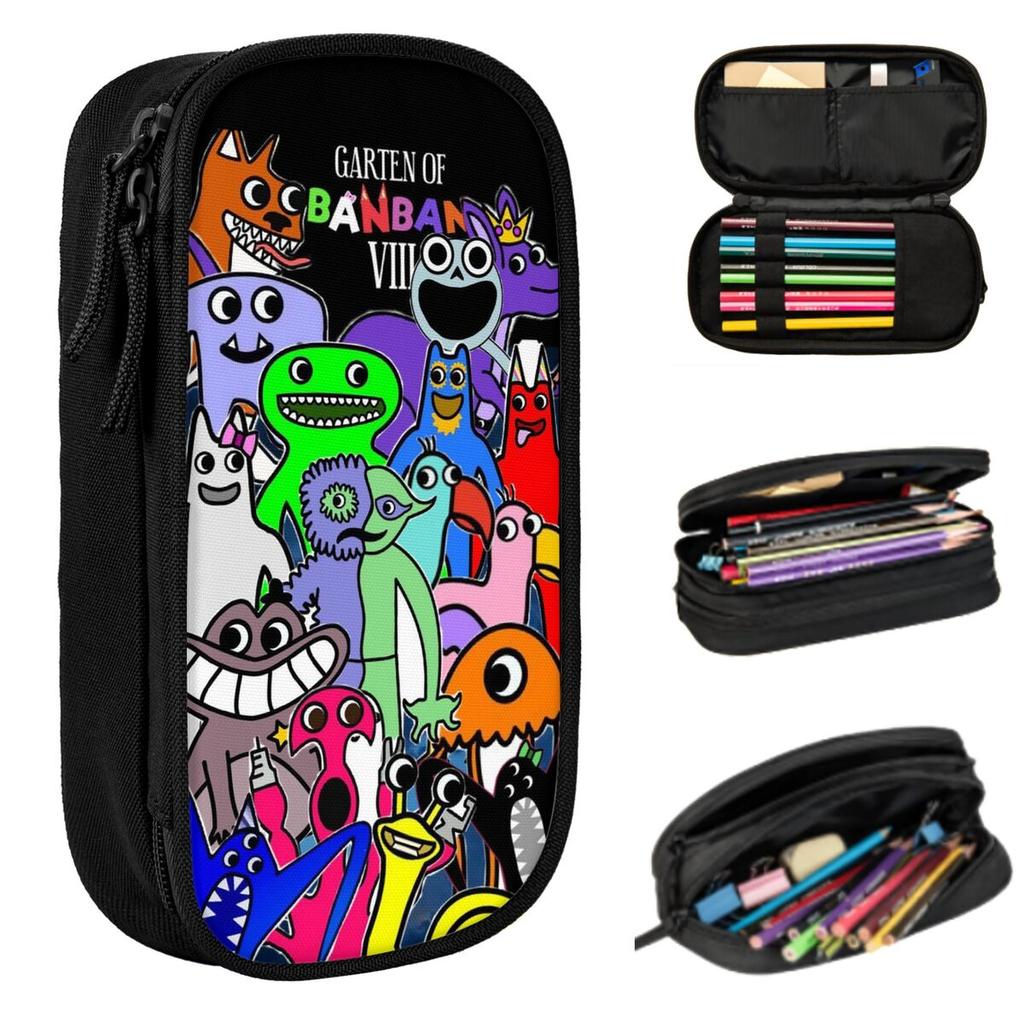 Cartoon Garten Of Banban Pencil Case for Students School Pen Box Pencil Bag Stationery Supplies Pen Holder Bag