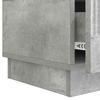 TV Cabinet Concrete Grey 147 x 34.5 x 27 cm Particleboard