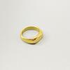 18k Gold Minimalist Cold Style Polished Ring Band