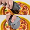 Stainless Steel Pizza Cutter Anti-rust Round Cutting Wheel Pizza Rocker Slicer with Lid Pastry Baking Tools Kitchen Gadgets
