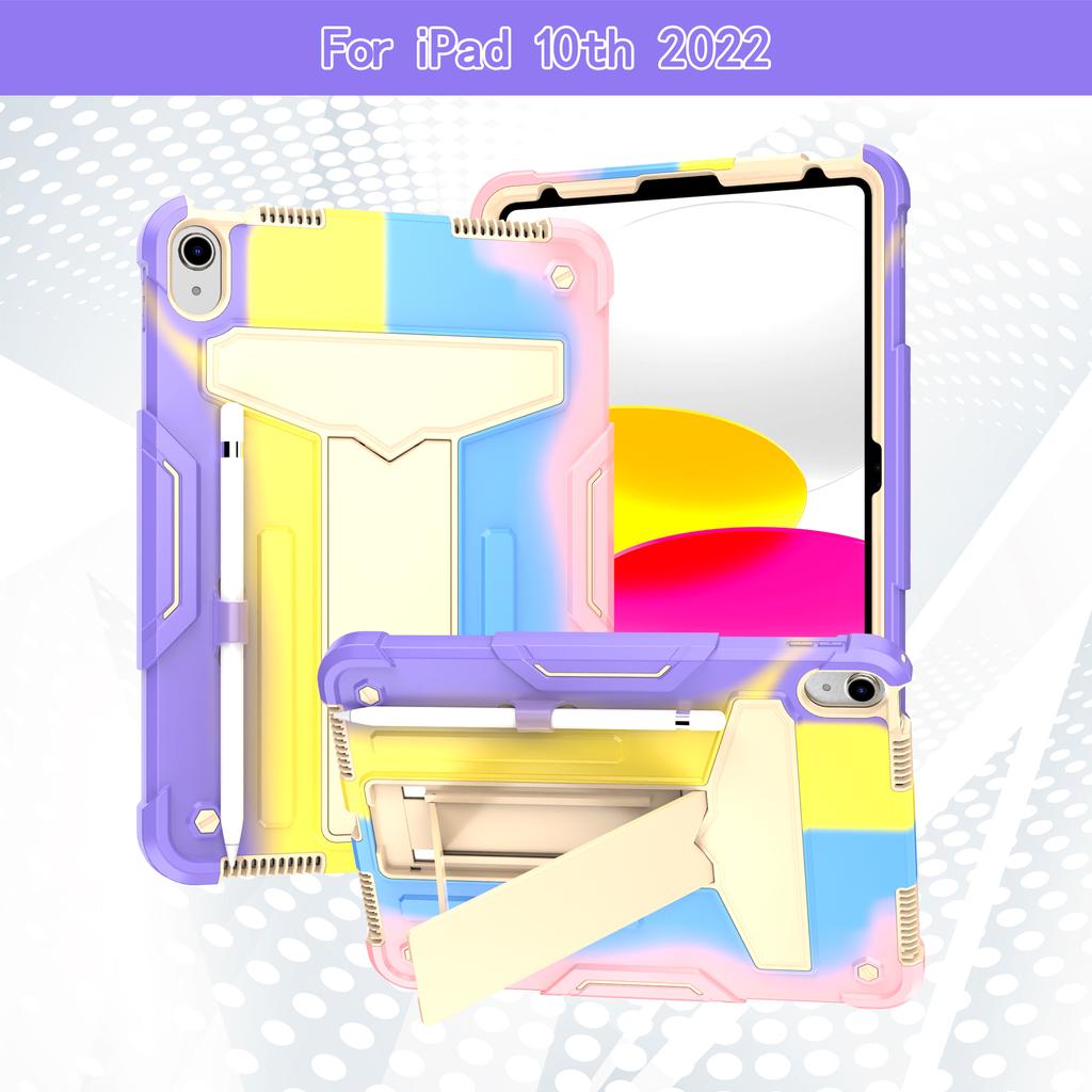 Armor Case Universal for IPad A16 2025 11th 10.9 2022 10th Gen A3354 A3355 A3356 A2757 A2777 A2696 Hybrid Stand Cover Shockproof