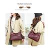 Lightweight Large Capacity Faux Leather Multipurpose Storage Bag for Daily Use